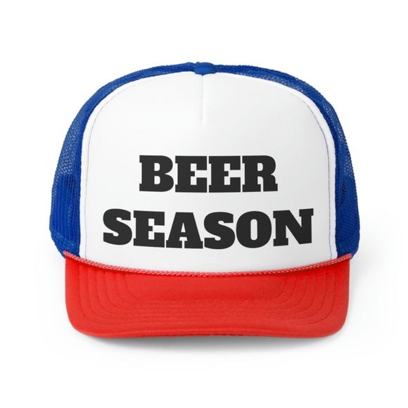Beer Season Funny Trucker Hat - Picture 1 of 1